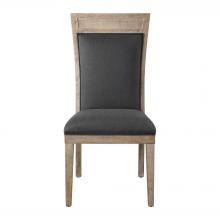  23440 - Uttermost Encore Dark Gray Armless Chair